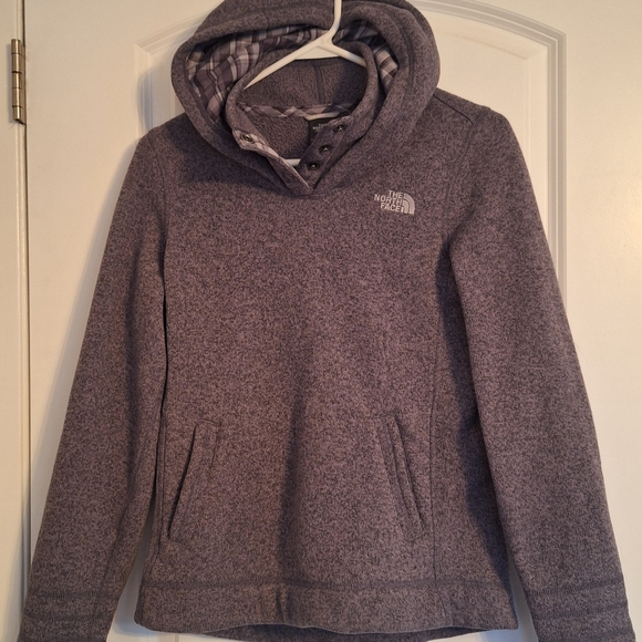 The North Face Heathered Purple Hoodie - Picture 2 of 8